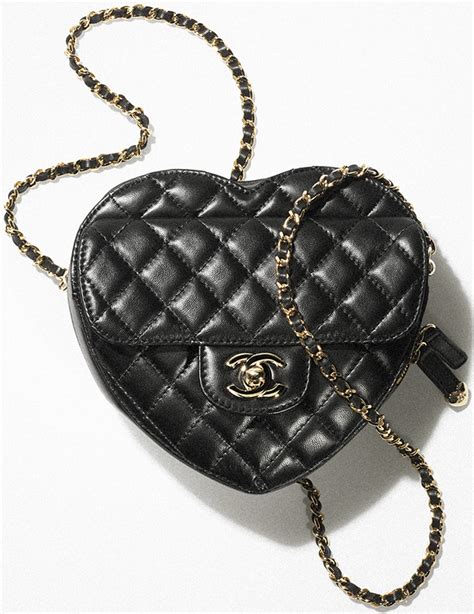 chanel quilted heart bag|Chanel heart bag 2022.